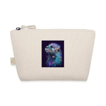 Otter Lovers Magical Sea Otter - Organic Pouch - nature - Front