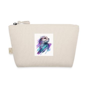 Otter Lovers Magical Sea Otter - Organic Pouch - nature - Front