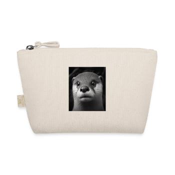 Fashionable Otter Design Cool Sea Otter With Blue - Organic Pouch - nature - Front