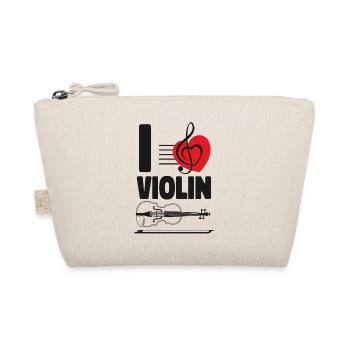 Violon Violoniste Coeur J’Aime - Trousse biologique - nature - Devant