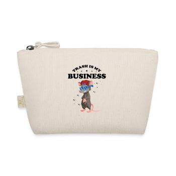 Sariga Design für Opossum und Waschbär - Bio-Täschchen - Natur - Vorne