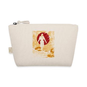 Ninja Japanese Art Vintage Fighter Retro - Organic Pouch - nature - Front