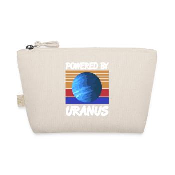 Powered By URANUS Retro Solar System Planet - Organic Pouch - nature - Front