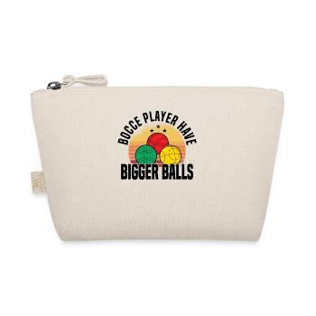 Boccia Petanque Boule Boccia Player Lyonnais - Organic Pouch - nature - Front