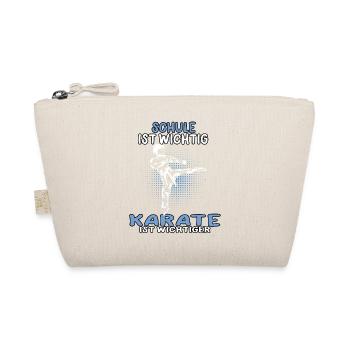 Karate wichtiger Karateka asiatischer Kampfsport - Bio-Täschchen - Natur - Vorne