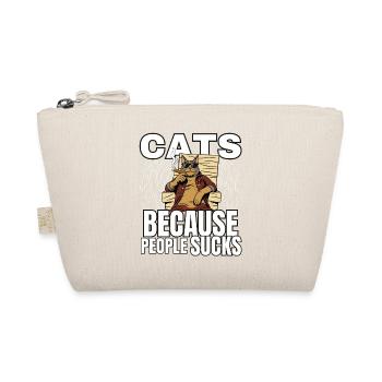 Cat Cat Cat Shirt Cat Gift Idea Kitten - Organic Pouch - nature - Front