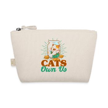 Katzen Sprüche Katze Katzen Liebhaber Geschenk - Bio-Täschchen - Natur - Vorne
