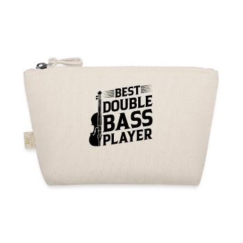Double Bassist Musician - Best Double Bass Player - Organic Pouch - nature - Front