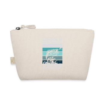 School is important, but fishing is even more important - Organic Pouch - nature - Front