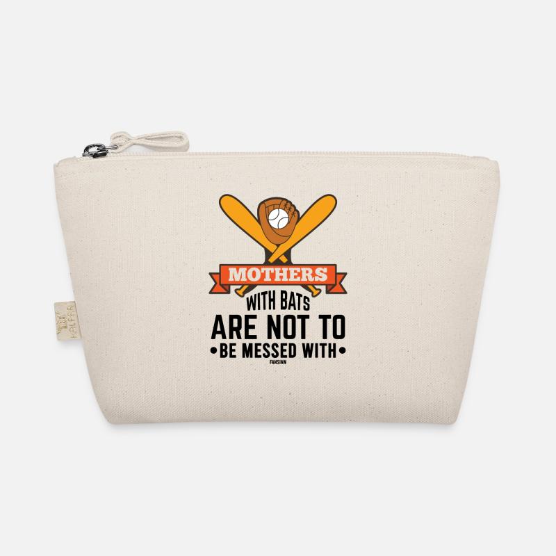 Baseball Mama Baseball Saying Organic Pouch