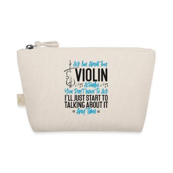 Violoniste Posez-moi des questions sur mon - Trousse biologique - nature - Devant