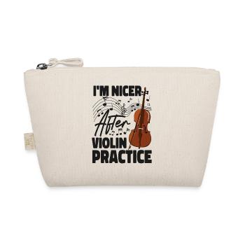 Violoniste Je suis plus gentil après - Trousse biologique - nature - Devant