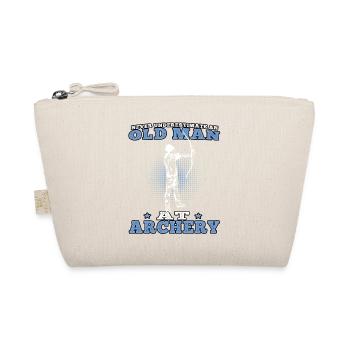 Old Man Archery Archery Archer Archers - Organic Pouch - nature - Front