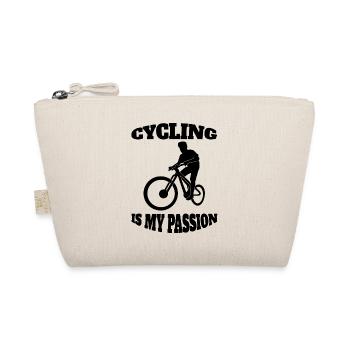 Cycling Cyclists Cycling Cyclists - Organic Pouch - nature - Front