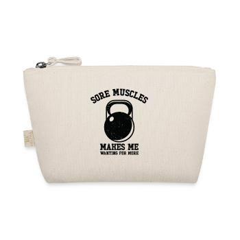 Sore Muscles Fitness Weightlifting Fitness - Organic Pouch - nature - Front