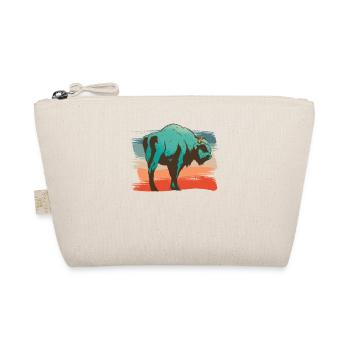 Animal bison illustration - Organic Pouch - nature - Front