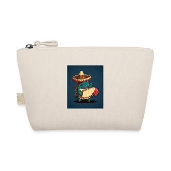 Axolotl portant Sombrero Kawaii Axolotl mangeant - Trousse biologique - nature - Devant