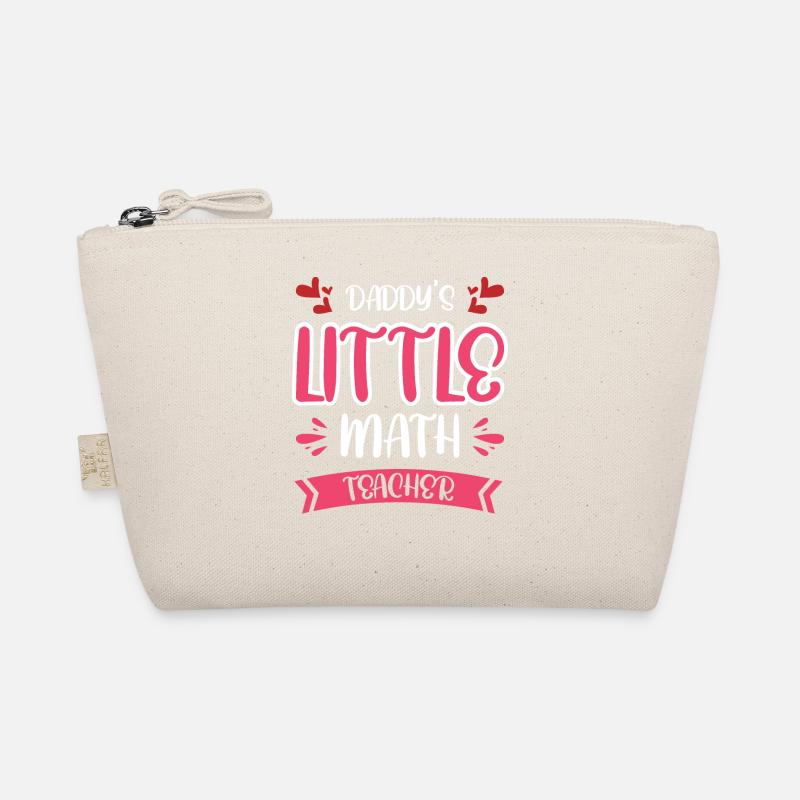 Daddy's Little Math Teacher Organic Pouch