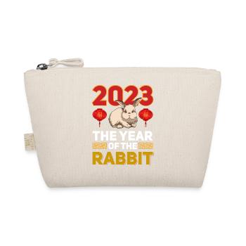 2023 The year of the rabbit Chinese Zodiac - Organic Pouch - nature - Front