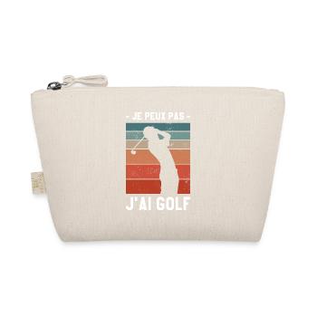 Je Peux Pas J'ai Golf Golfeur - Trousse biologique - nature - Devant