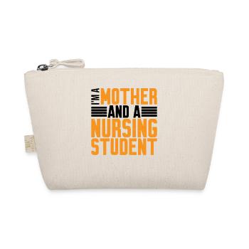 I'm A Mother And A Nursing Student 2 - Organic Pouch - nature - Front