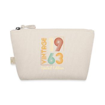 Vintage 1963 Limited Edition 60th Birthday GESCHENK - Bio-Täschchen - Natur - Vorne