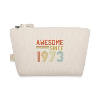 50. Geburtstag genial seit 1973 50 Jahre alt - Bio-Täschchen - Natur - Vorne