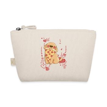 Dog loves pizza - Organic Pouch - nature - Front