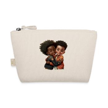 Jungsfreundschaft Kids of colour Friends - Organic Pouch - nature - Front