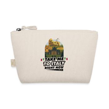 Italy Italian Flag Italia Gift - Organic Pouch - nature - Front
