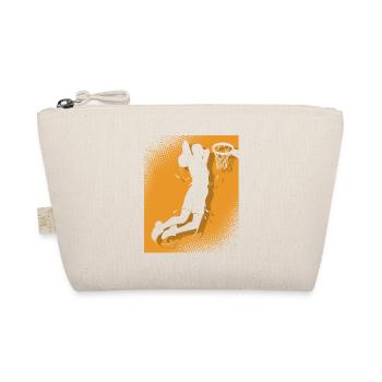 Basketball basketball players - Organic Pouch - nature - Front