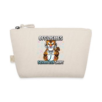 Offizielles Schwitzer Zocken Gamer Ego Shooter - Bio-Täschchen - Natur - Vorne