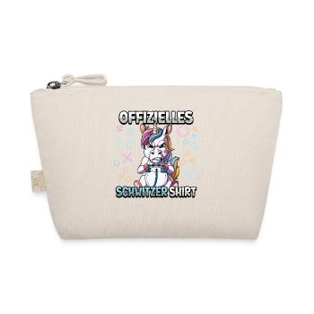 Offizielles Schwitzer Zocken Gamer Ego Shooter - Bio-Täschchen - Natur - Vorne