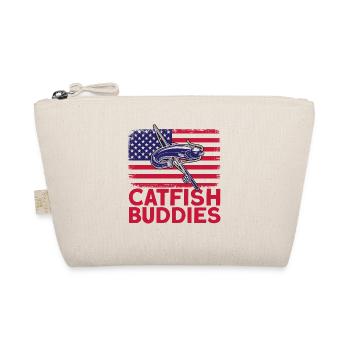 Catfish Buddies Catfish Fishing Gift - Organic Pouch - nature - Front