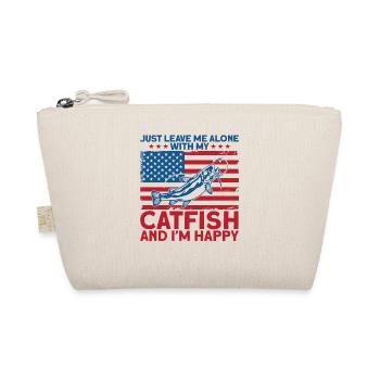 Seul avec le poisson-chat cadeau de pêche au poisson-chat heureux - Trousse biologique - nature - Devant