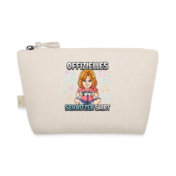 Offizielles Schwitzer Zocken Gamer Ego Shooter - Bio-Täschchen - Natur - Vorne