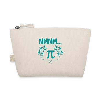 Mmmm Pi Math Science Geek Pi Day - Organic Pouch - nature - Front