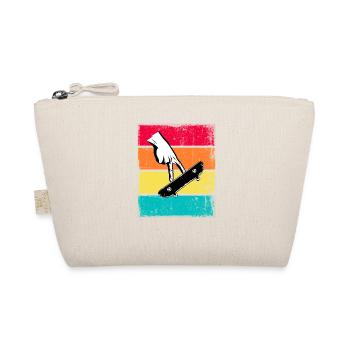 Fingerboarding Shirt, Fingerboard Shirt, Fingerboa - Organic Pouch - nature - Front