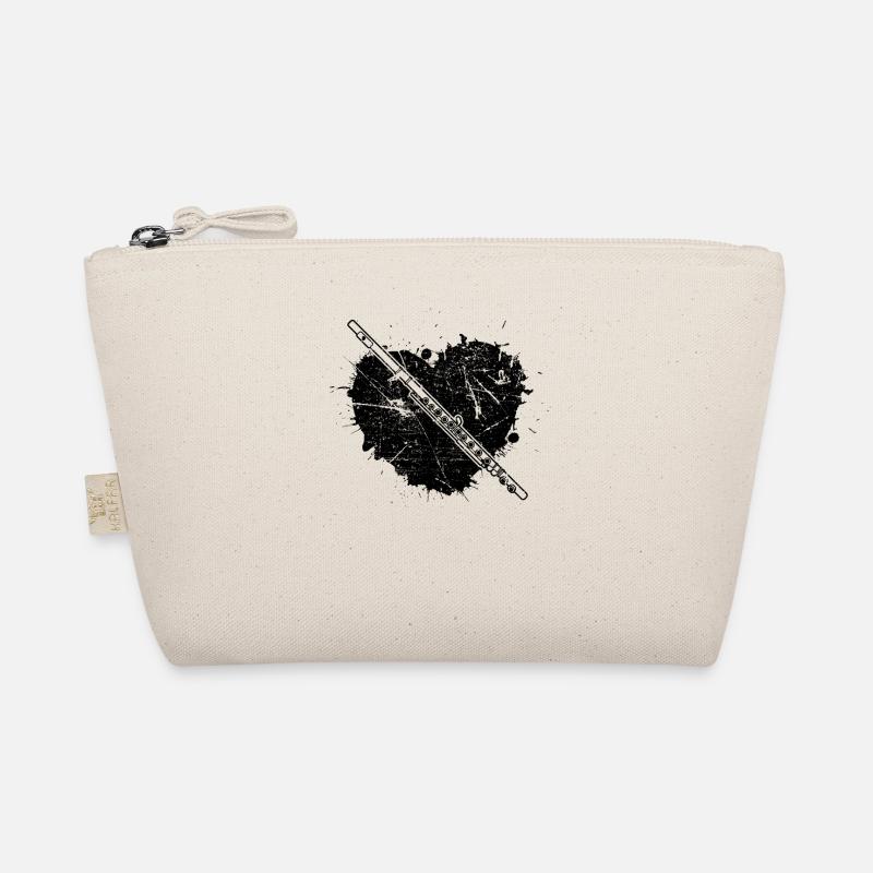 Querflöte Querflötenspieler Querflötist Bio-Täschchen