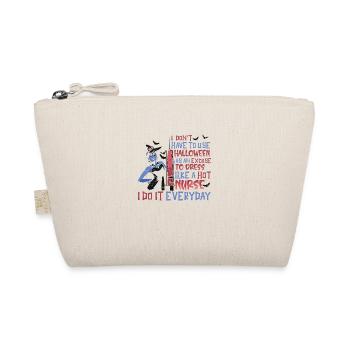 Hot Nurse Halloween - Organic Pouch - nature - Front
