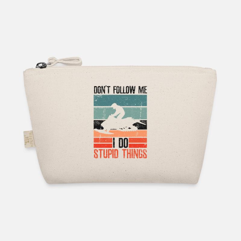 Left my snowmobile snowmobile Organic Pouch