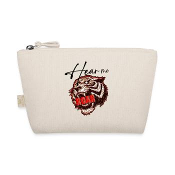 Hear me roar Tiger - Bio-Täschchen - Natur - Vorne