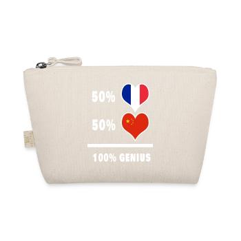 France and Vietnam 100% awesome design - Organic Pouch - nature - Front