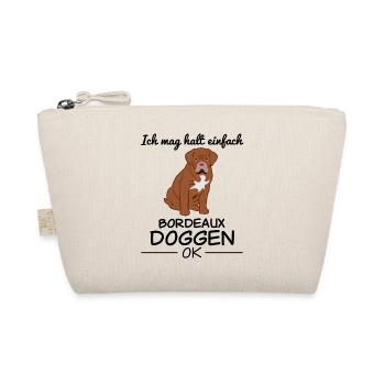 Bordeaux Dogge Hund Hundeliebhaber Spruch Geschenk - Bio-Täschchen - Natur - Vorne