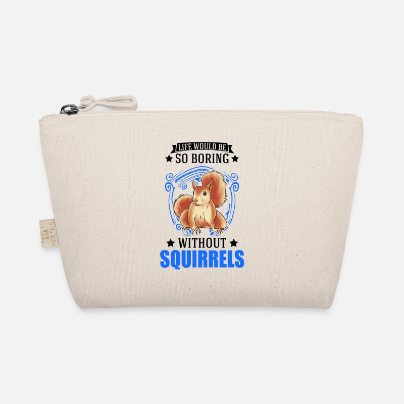 Squirrel Gift Squirrel Grey Squirrel Organic Pouch