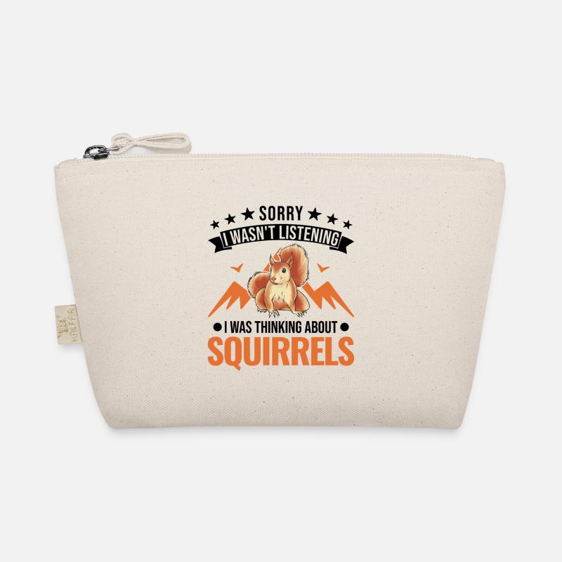 Squirrel Gift Grey Squirrel Organic Pouch