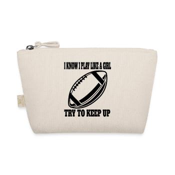 Football Player Football Coach American Football - Organic Pouch - nature - Front
