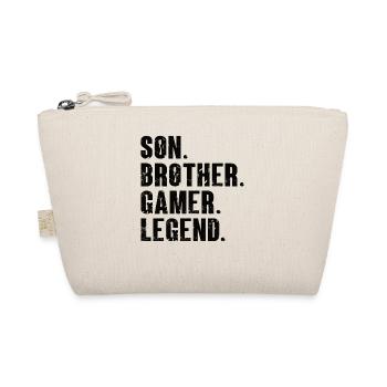 Son Brother Gamer Legend Gaming Gamer Video Game - Organic Pouch - nature - Front