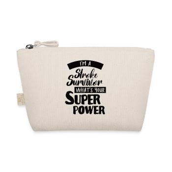 I survived a heart attack - Organic Pouch - nature - Front