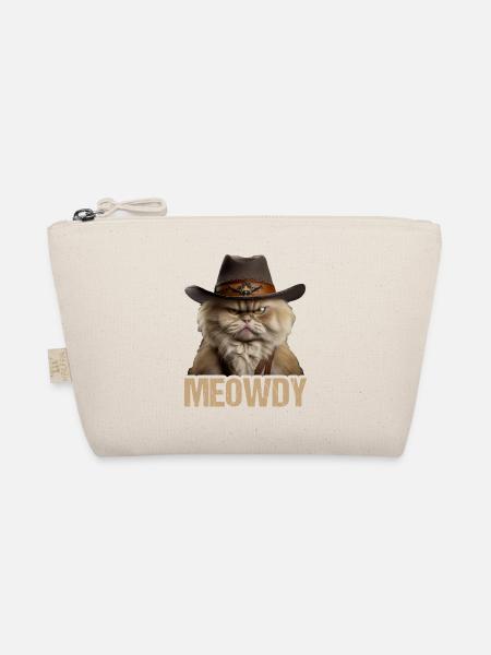 Meowdy Funny cat Meme for Cat Lovers - Organic Pouch - nature - Front